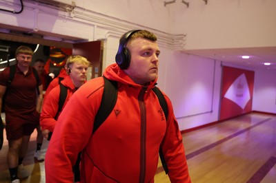 291125 - Wales v South Africa Springboks - Quilter Nations Series - Danny Southworth of Wales arrives at the stadium