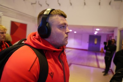 291125 - Wales v South Africa Springboks - Quilter Nations Series - Danny Southworth of Wales arrives at the stadium