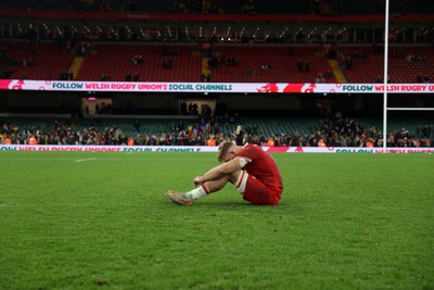 291125 - Wales v South Africa Springboks - Quilter Nations Series - Taine Plumtree of Wales at full time