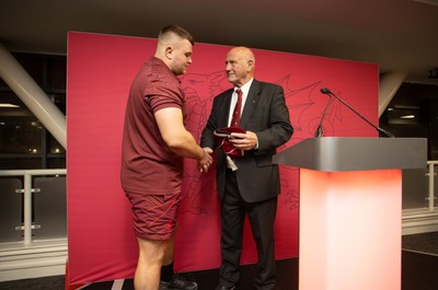 291125 - Wales v South Africa Springboks - Quilter Nations Series - Danny Southworth of Wales cap presentation