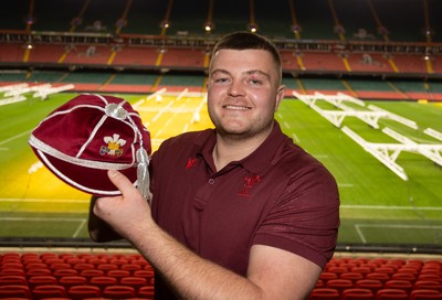 291125 - Wales v South Africa Springboks - Quilter Nations Series - Danny Southworth of Wales cap presentation