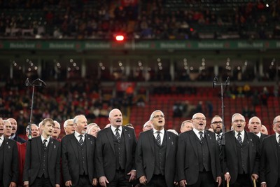 291125 - Wales v South Africa Springboks - Quilter Nations Series - Choir