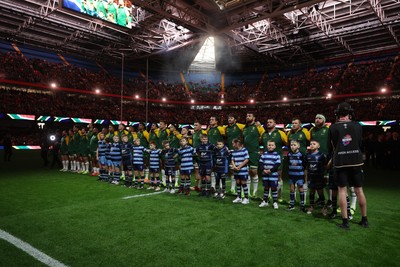 291125 - Wales v South Africa Springboks - Quilter Nations Series - South Africa anthem
