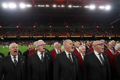 291125 - Wales v South Africa Springboks - Quilter Nations Series - Choir