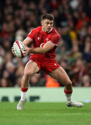 291125 - Wales v South Africa Springboks - Quilter Nations Series - Reuben Morgan-Williams of Wales 