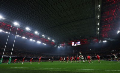 291125 - Wales v South Africa Springboks, Quilter Nations Series - South Africa win a line out