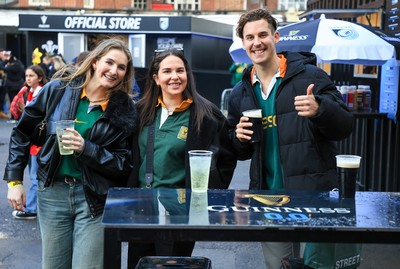 291125 - Wales v South Africa - Quilter Nations Series - South Africa fans before game in Fan Zone