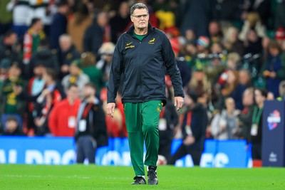 291125 - Wales v South Africa - Quilter Nations Series - South Africa Head Coach Rassie Erasmus