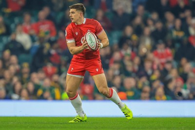 291125 - Wales v South Africa - Quilter Nations Series - Joe Hawkins of Wales 
