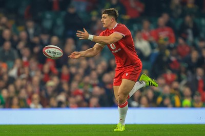 291125 - Wales v South Africa - Quilter Nations Series - Joe Hawkins of Wales 