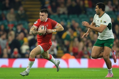 291125 - Wales v South Africa - Quilter Nations Series - Joe Roberts of Wales 