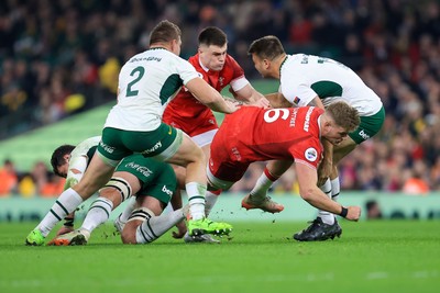 291125 - Wales v South Africa - Quilter Nations Series - Taine Plumtree of Wales