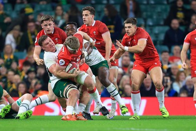 291125 - Wales v South Africa - Quilter Nations Series - Aaron Wainwright of Wales 