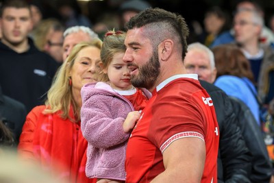 291125 - Wales v South Africa - Quilter Nations Series - Gareth Thomas of Wales after the match