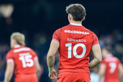 291125 - Wales v South Africa - Quilter Nations Series - Dan Edwards of Wales 