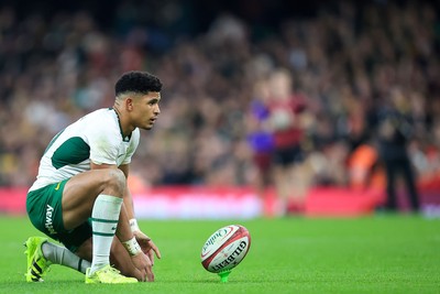 291125 - Wales v South Africa - Quilter Nations Series - Sacha Feinberg-Mngomezulu of South Africa