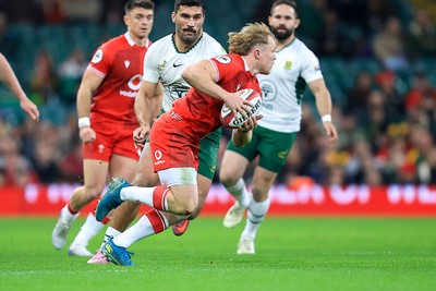 291125 - Wales v South Africa - Quilter Nations Series - Blair Murray of Wales