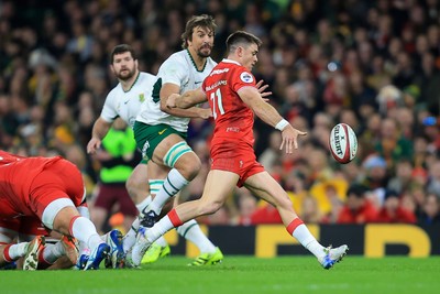 291125 - Wales v South Africa - Quilter Nations Series - Reuben Morgan-Williams of Wales 