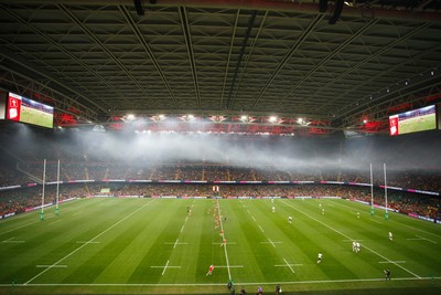 291125 - Wales v South Africa - Quilter Nations Series - The match kicks off