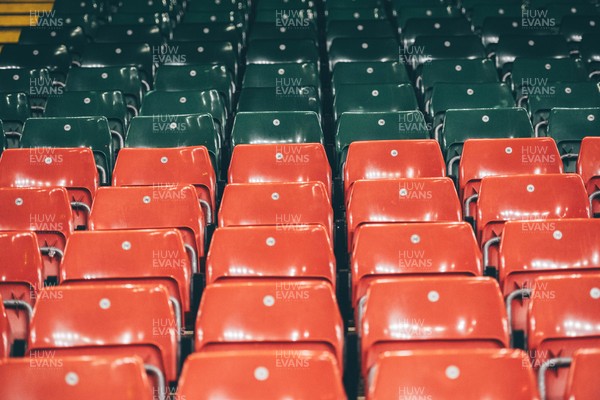 291125 - Wales v South Africa - Quilter Nations Series - General views of Principality Stadium ahead of the game 