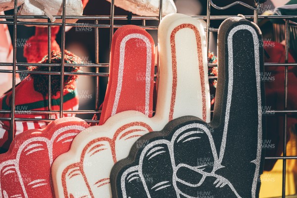 291125 - Wales v South Africa - Quilter Nations Series - Matchday colour in Cardiff City Centre ahead of the game 