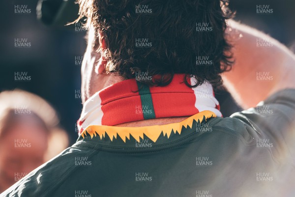 291125 - Wales v South Africa - Quilter Nations Series - Matchday colour in Cardiff City Centre ahead of the game 