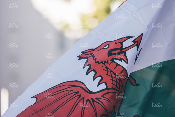 291125 - Wales v South Africa - Quilter Nations Series - Matchday colour in Cardiff City Centre ahead of the game 