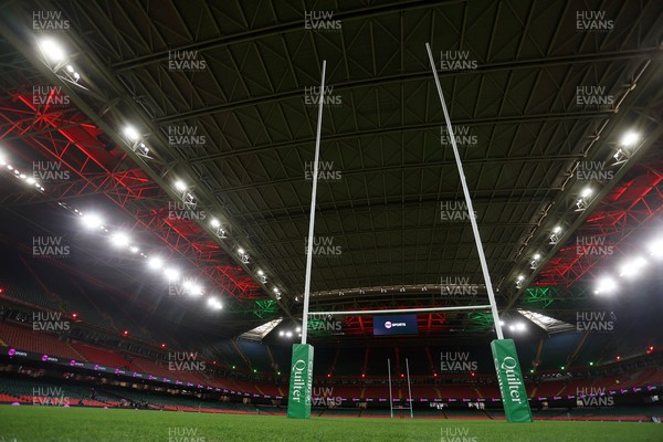 291125 - Wales v South Africa Springboks - Quilter Nations Series - General View of the Principality Stadium before the game