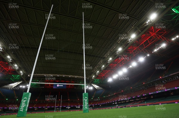 291125 - Wales v South Africa Springboks - Quilter Nations Series - General View of the Principality Stadium before the game