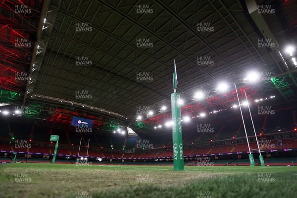291125 - Wales v South Africa Springboks - Quilter Nations Series - General View of the Principality Stadium before the game