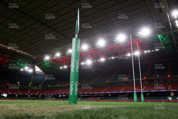291125 - Wales v South Africa Springboks - Quilter Nations Series - General View of the Principality Stadium before the game