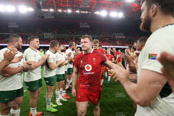 291125 - Wales v South Africa Springboks - Quilter Nations Series - Dewi Lake of Wales at full time