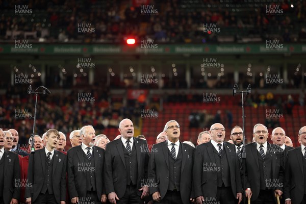 291125 - Wales v South Africa Springboks - Quilter Nations Series - Choir