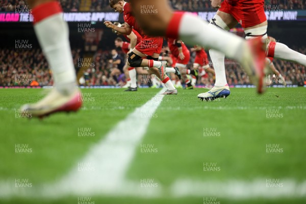 291125 - Wales v South Africa Springboks - Quilter Nations Series - Dan Edwards of Wales 