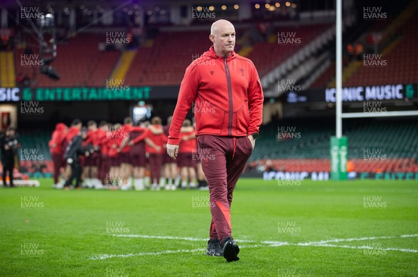 291125 - Wales v South Africa Springboks - Quilter Nations Series - Team Manager Martyn Williams