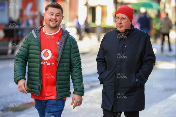291125 - Wales v South Africa - Quilter Nations Series - Wales fans before game 