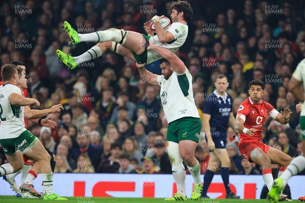 291125 - Wales v South Africa - Quilter Nations Series - Ruan Nortje of South Africa