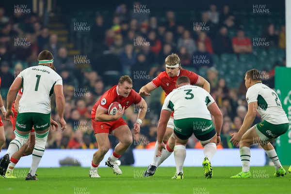 291125 - Wales v South Africa - Quilter Nations Series - Dewi Lake of Wales 