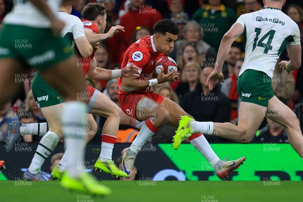 291125 - Wales v South Africa - Quilter Nations Series - Rio Dyer of Wales 
