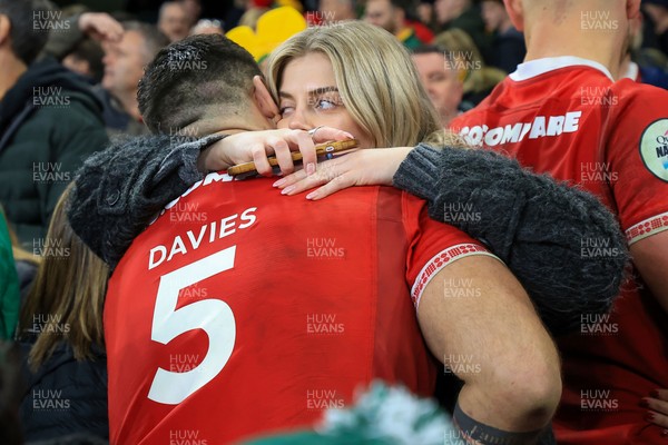 291125 - Wales v South Africa - Quilter Nations Series - Rhys Davies of Wales after the match