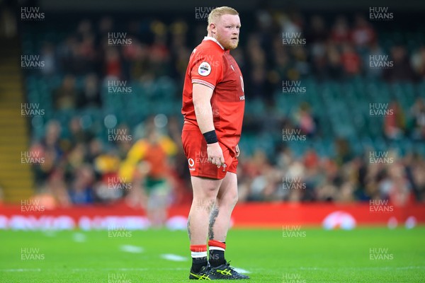 291125 - Wales v South Africa - Quilter Nations Series - Keiron Assiratti of Wales 