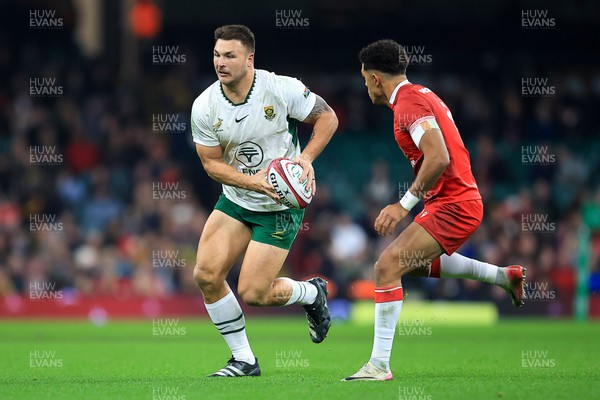 291125 - Wales v South Africa - Quilter Nations Series - Andre Esterhuizen of South Africa