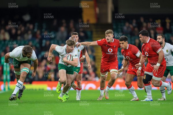 291125 - Wales v South Africa - Quilter Nations Series - Ethan Hooker of South Africa