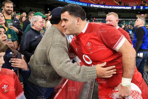 291125 - Wales v South Africa - Quilter Nations Series - Christian Coleman of Wales after the match