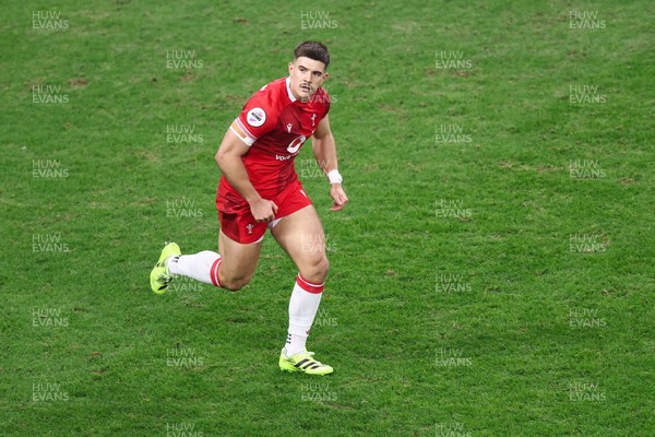 291125 - Wales v South Africa - Quilter Nations Series - Joe Hawkins of Wales