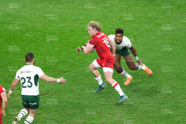 291125 - Wales v South Africa - Quilter Nations Series - Blair Murray of Wales makes a break