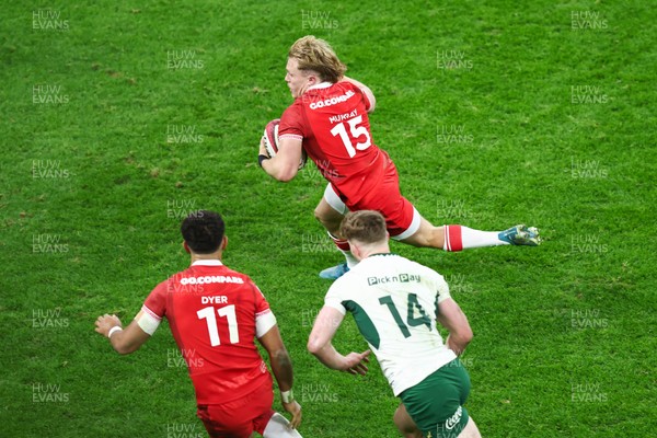 291125 - Wales v South Africa - Quilter Nations Series - Blair Murray of Wales makes a break