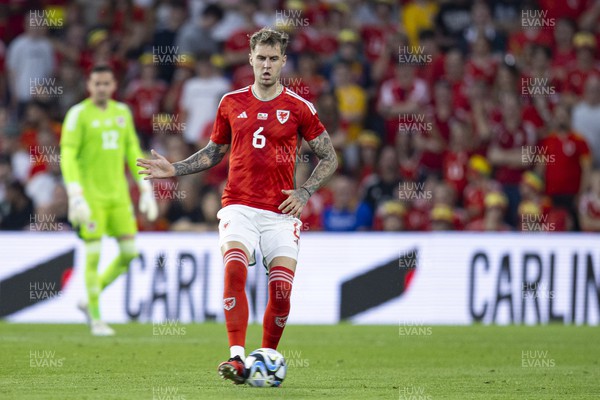 070923 - Wales v South Korea - International Friendly - Joe Rodon of Wales in action