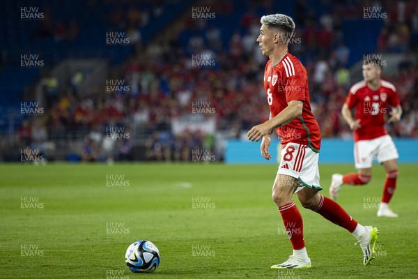 070923 - Wales v South Korea - International Friendly - Harry Wilson of Wales in action