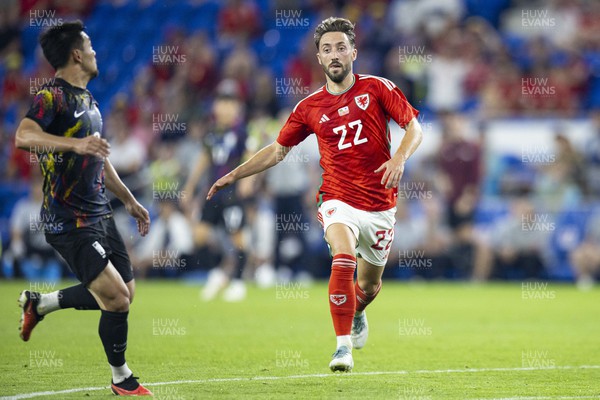 070923 - Wales v South Korea - International Friendly - Josh Sheehan of Wales in action